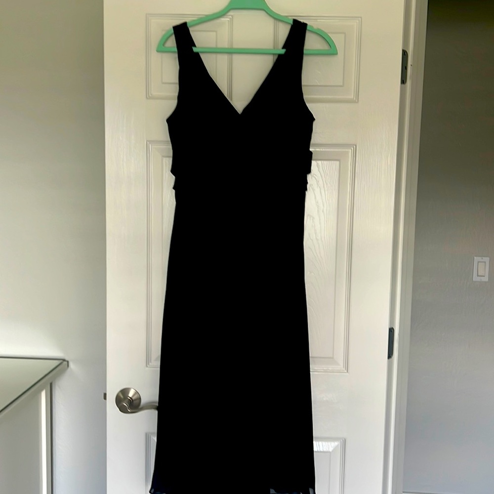 Beautiful NWOT Evan Picone black evening dress. Size 14.
